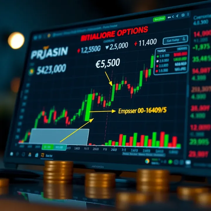 Diagram illustrating binary options trading without initial deposit