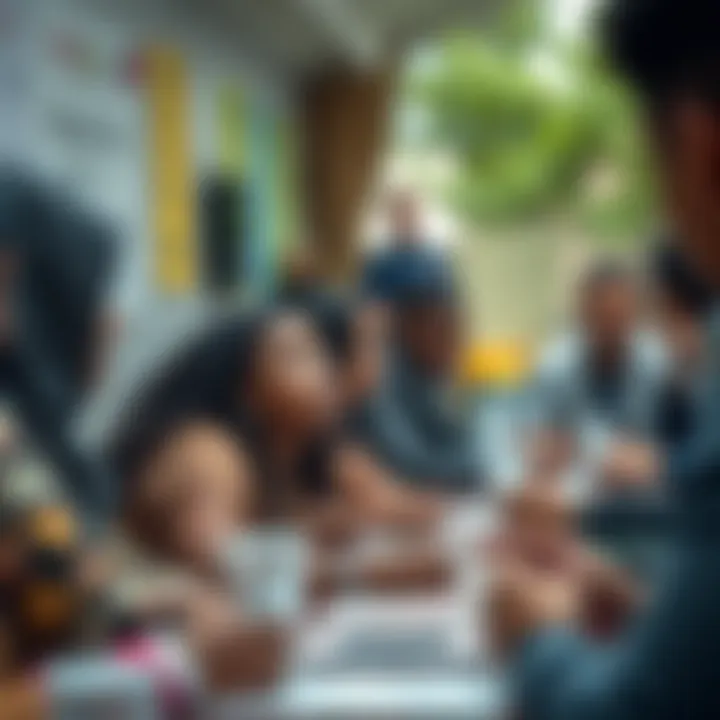 Community Engagement and Policy Development for Disaster Preparedness Community members collaborating with officials to develop public policies for disaster resilience