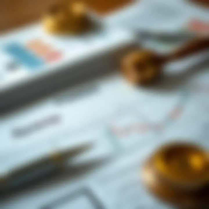 Legal documents and financial reports representing regulatory compliance in Forex trading