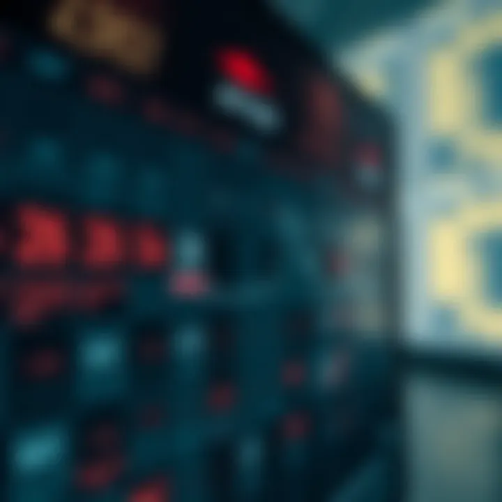 Calendar displaying key economic events and market indicators for financial decision making