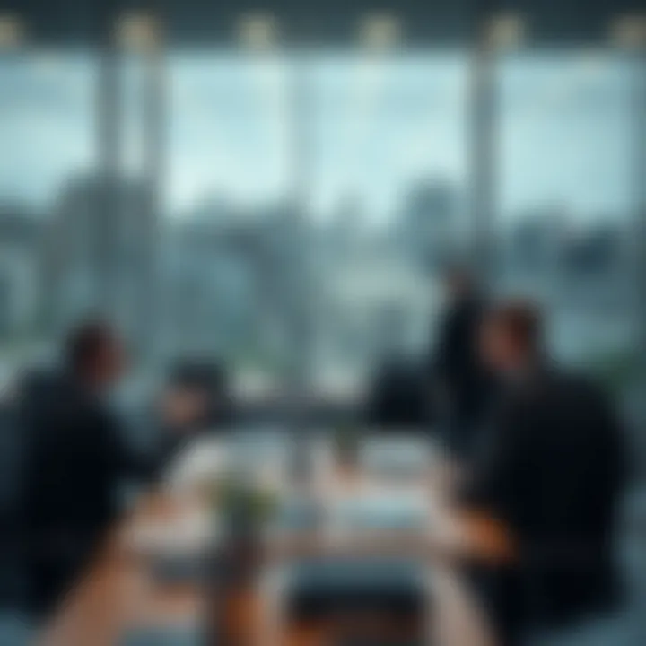 Flowchart showing the key stages of risk management implementation in a business environment