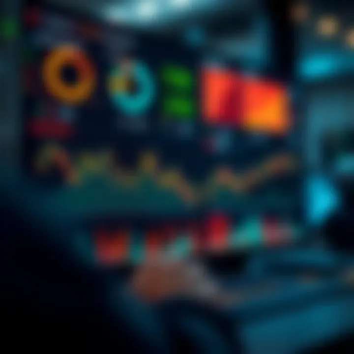 Technology dashboard displaying risk assessment tools and preventive measures