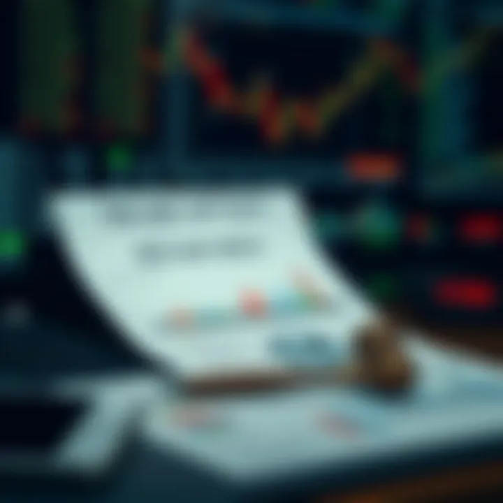 Secure online investment with charts and legal documents symbolizing safety in Colombian binary options