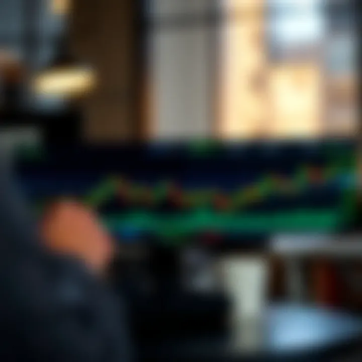 Conceptual graphic showing synchronization of investment portfolios between expert trader and follower