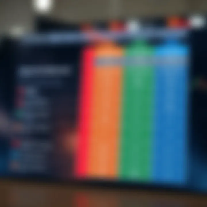 Comparative chart showing features and security levels of popular trading platforms for new investors