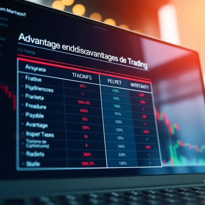 Advantages and Disadvantages of Free Trading Platforms Comparison chart illustrating the advantages and disadvantages of various free trading platforms