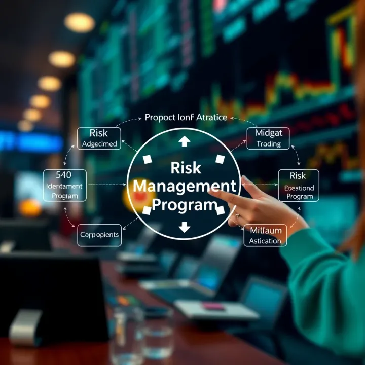 Key Components of a Risk Management Program Diagram illustrating the components of an effective risk management program including identification, assessment, and mitigation