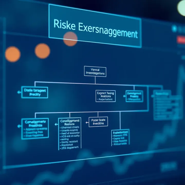 Flowchart illustrating key stages and methodologies in risk management consultation