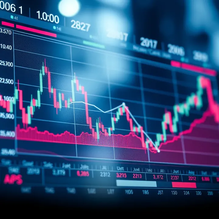 Analyzing Market Responses to Economic Calendar Events Graph showing market fluctuations in response to economic data releases