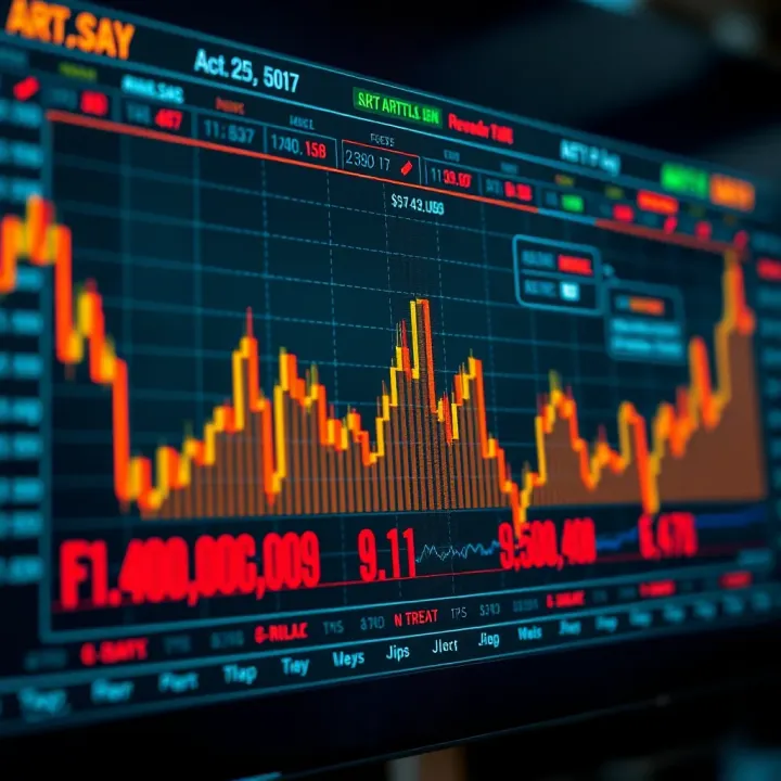 Graph showing the impact of economic indicators on financial markets with data sources and analysis tools