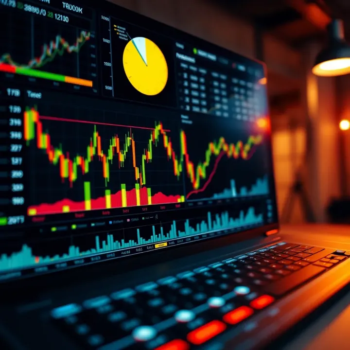 Financial Charts and Indicators for Business Decisions Dashboard showing various financial charts and indicators used for informed business decision making