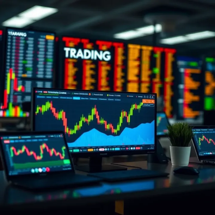 Overview of Trading Course Options in Colombia Visual representation of various types of trading courses and educational resources