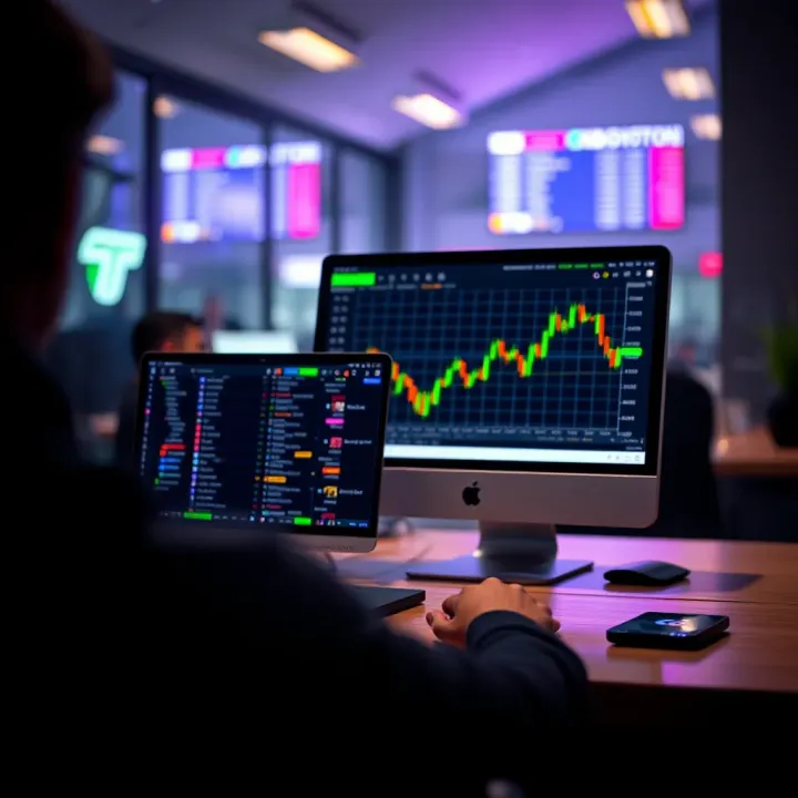 Choosing Secure Platforms for Risk-Free Binary Options Practice Illustration of secure online platform selection for risk-free binary options practice