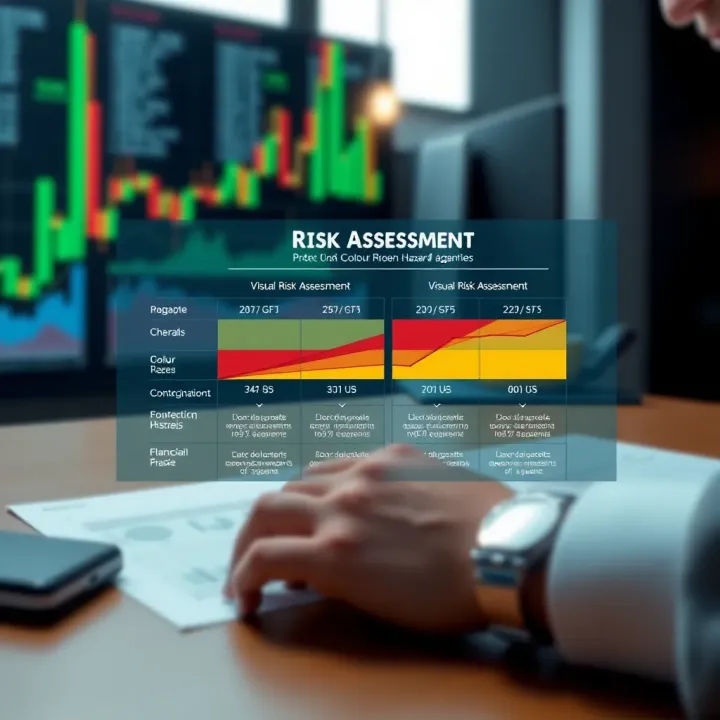 Diagram illustrating risk assessment categories using color-coded hazard levels