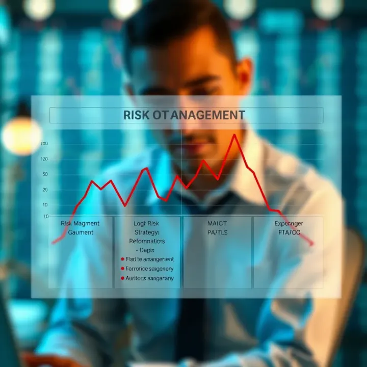 Chart illustrating risk management strategies and practical recommendations for binary options investment