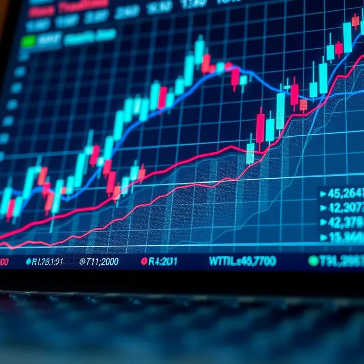 Graph showing risk management strategies with protective barriers around financial assets