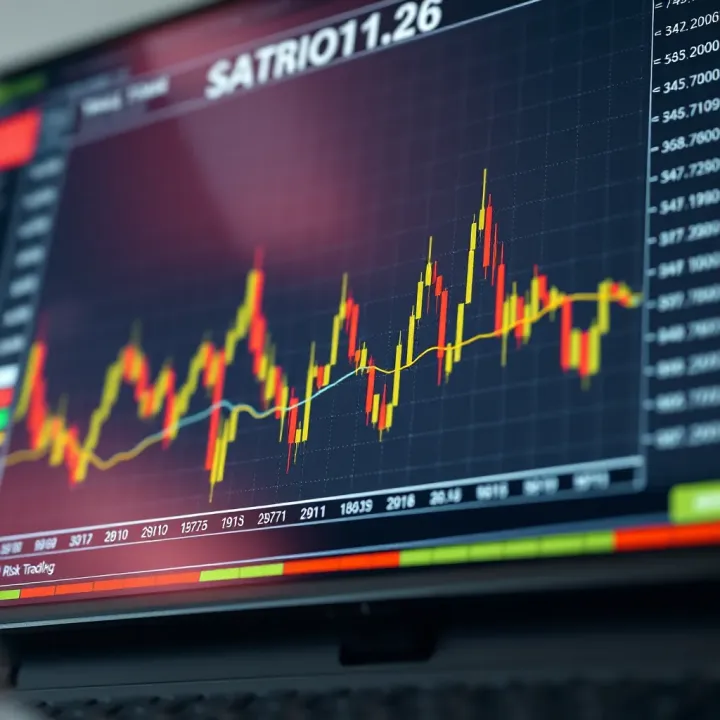 Graph illustrating key financial indicators and risk management tools used in swing trading
