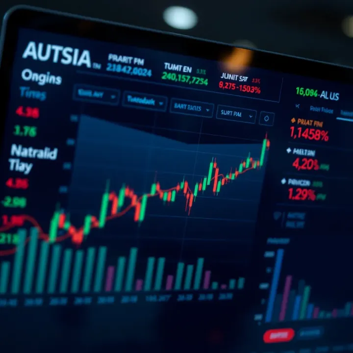 Chart illustrating the impact of major US economic events on financial market trends